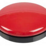 Red switch with smooth surface