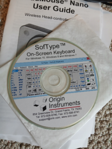 Software disc for SofType On-Screen Keyboard.