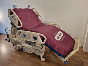 picture of a hospital bed in a reclining position