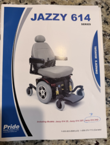 Owner’s manual for Jazzy 614 power chair series.