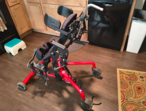 Slightly different angle of sit-to-stand device.